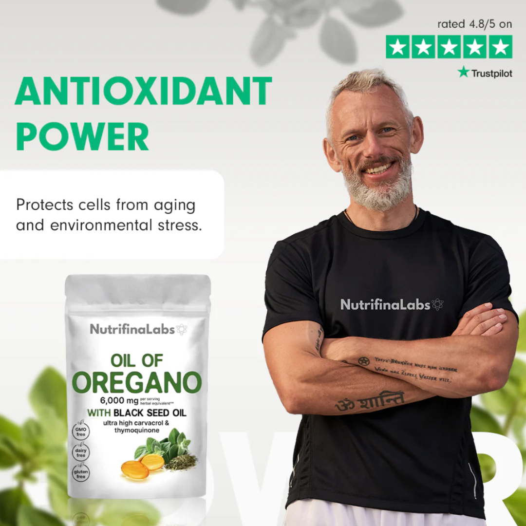 NutrifinaLabs® Oregano Oil + Black Seed Oil Softgels